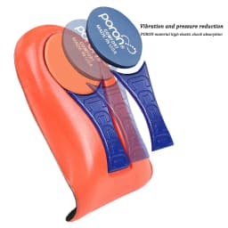 Plantar Fascitis Half Insoles for Feet Shock Absorption Elasticity Running Arch Support Orthopedic Heel Pad Sneakers Shoe Insert