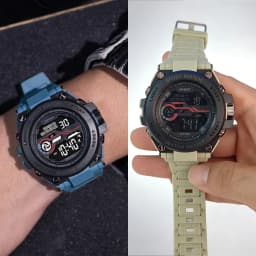 YIKAZE Men's Sports Watch Waterproof Man Sport Watches Multifuction LED Digital Military Watch Alarm Clock Electronic Wristwatch