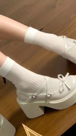 Lolita Shoes Women Japanese Style Mary Jane Shoes Women Vintage Shallow High Heels Chunky Platform Shoes Cosplay Female Sandals