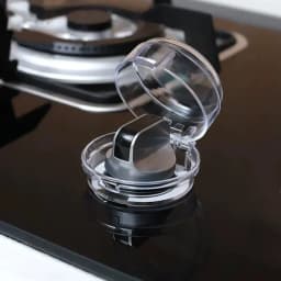 2/4Pcs Children Security Protection Stove Protector Cover Gas Stove Cover Children Kitchen Safety Baby Safety Lock