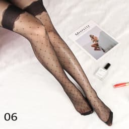 Sexy Women Love Dot Embroidery Silk Stocking Thin Vintage Faux Tattoo Thigh Sheer Pantyhose Female Elastic Hosiery Girls Tights