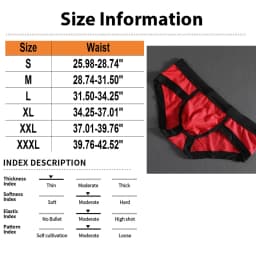 Men's low-waist sexy underwear U-convexs large bag youth striped Underpants breathable soft comfort loose fiber fabric briefs