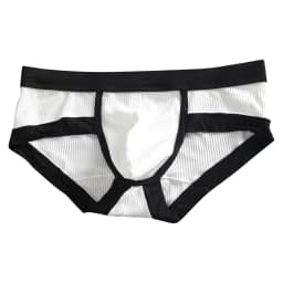 Men's low-waist sexy underwear U-convexs large bag youth striped Underpants breathable soft comfort loose fiber fabric briefs