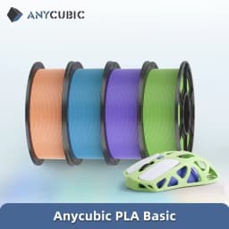 ANYCUBIC 3D Printer Filament PLA Multicolour 1.75mm Eco-friendly Plastic Rubber Material For FDM 3D Printer K3 Combo S1C