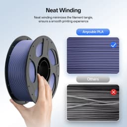 ANYCUBIC 3D Printer Filament PLA Multicolour 1.75mm Eco-friendly Plastic Rubber Material For FDM 3D Printer K3 Combo S1C