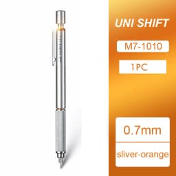 Uni Mechanical Pencil M51010 SHIFT Metal Drawing lapiseira profissional 0.3/0.5/0.7/0.9mm Low Center of Gravity materiel scolair