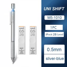 Uni Mechanical Pencil M51010 SHIFT Metal Drawing lapiseira profissional 0.3/0.5/0.7/0.9mm Low Center of Gravity materiel scolair