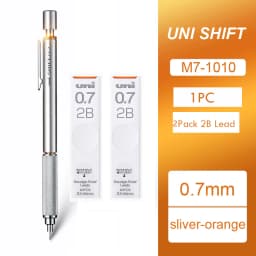 Uni Mechanical Pencil M51010 SHIFT Metal Drawing lapiseira profissional 0.3/0.5/0.7/0.9mm Low Center of Gravity materiel scolair