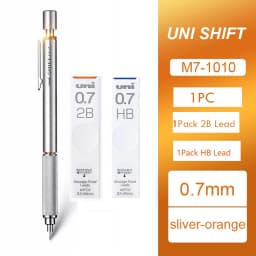 Uni Mechanical Pencil M51010 SHIFT Metal Drawing lapiseira profissional 0.3/0.5/0.7/0.9mm Low Center of Gravity materiel scolair