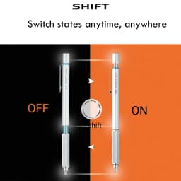 Uni Mechanical Pencil M51010 SHIFT Metal Drawing lapiseira profissional 0.3/0.5/0.7/0.9mm Low Center of Gravity materiel scolair