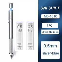Uni Mechanical Pencil M51010 SHIFT Metal Drawing lapiseira profissional 0.3/0.5/0.7/0.9mm Low Center of Gravity materiel scolair