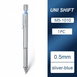 Uni Mechanical Pencil M51010 SHIFT Metal Drawing lapiseira profissional 0.3/0.5/0.7/0.9mm Low Center of Gravity materiel scolair