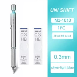 Uni Mechanical Pencil M51010 SHIFT Metal Drawing lapiseira profissional 0.3/0.5/0.7/0.9mm Low Center of Gravity materiel scolair
