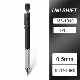 Uni Mechanical Pencil M51010 SHIFT Metal Drawing lapiseira profissional 0.3/0.5/0.7/0.9mm Low Center of Gravity materiel scolair