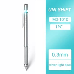 Uni Mechanical Pencil M51010 SHIFT Metal Drawing lapiseira profissional 0.3/0.5/0.7/0.9mm Low Center of Gravity materiel scolair