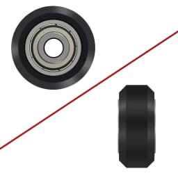 1/5/10/24PCS POM Wheel With 625ZZ Linear Bearing 3D Printer POM Wheel Plastic Pulley for Ender 3 CR-10 Laser Engraver Parts