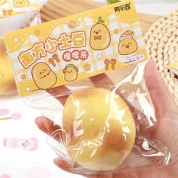 Creativity Funny Simulation Potato Kneading Toy Slow Rebound Ins Small Fresh Pinch Children Decompression Toys Hand Relax Gifts