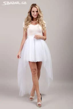 BABYONLINE Waist Cinching  Flattering Petticoat For Women Long Tulle Skirt, Adult Waves Underskirt Cocktail TUTU Skirt Goth