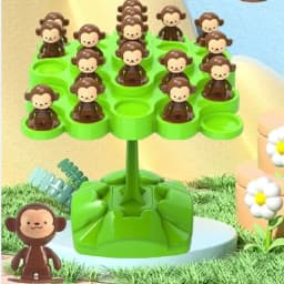 Monkey Balance Tree Focus Balance Training Children's Toys Folding Music Series Parent Child Interactive Board Game