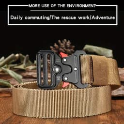 Men Belt Outdoor Hunting Tactical Belt Multi-Function Buckle Nylon Belt High Quality Marine Corps Canvas Belt