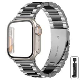 Ultra Case+Stainless Steel Band for Huawei Watch Fit 5 Pro 4 3 Strap Bracelet for Huawei Fit3 Fit4 Pro Fit5 5Pro Metal Wristband