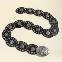 Y2k Wide Boho Disc Belt for Women Vintage Concho Leather Disk Belts Western Waist Belts for Dress Jeans