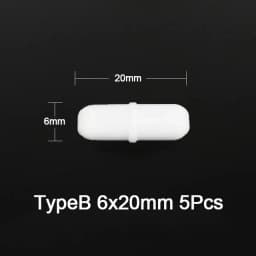 5 Pcs Laboratory Magnetic Bar Cylindrical Magnetic Stirrings Rod 3 Type Magnetic Stirrings Mixer Corrosion Resistant Mixer Rod