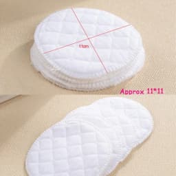 12pcs Reusable Nursing Breast Pads Washable Soft Absorbent Baby Breastfeeding