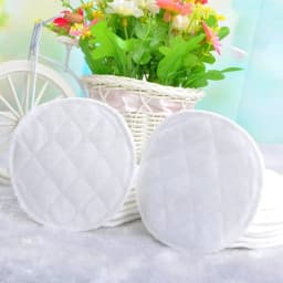 12pcs Reusable Nursing Breast Pads Washable Soft Absorbent Baby Breastfeeding
