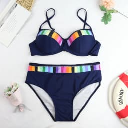 CPUTAN Vintage Bikini Set Push Up Biquini 2024 Two Piece Swimwear Women's Swimsuit Plus Size Brazilian Bathing Suit Beachwear