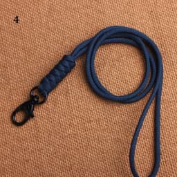 Paracord Keychain Lanyard Rotatable Buckle High Strength Parachute Cord Emergency Survival Backpack Triangle Key Ring Neck