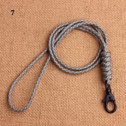 Paracord Keychain Lanyard Rotatable Buckle High Strength Parachute Cord Emergency Survival Backpack Triangle Key Ring Neck