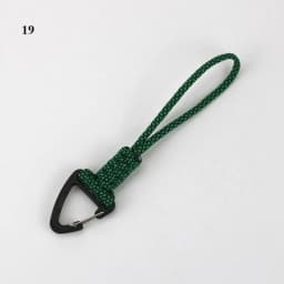 Paracord Keychain Lanyard Rotatable Buckle High Strength Parachute Cord Emergency Survival Backpack Triangle Key Ring Neck