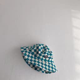 Fashionable Checkerboard Pattern Kids Bucket Hat Cute Plaid Baby Boys Girls Sun Hat Soft Kids Chilren Fisherman Panama Caps