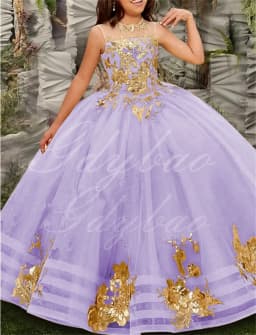 Gold Tulle Flower Girl Dress For Wedding Sleeveless Applique Puffy Floor Length Princess Kids First Communion Ball Gown