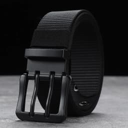 Lengthened needle buckle canvas belt belt man belt simple business students younger belt women with fat cloth belt