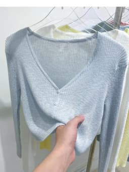 Korean Cardigan Women Thin Summer Casual Solid Feminino Sun-proof All-match Knitted V-neck Sweet Style Candy Color Basic Daily