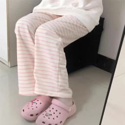 Cute Y2K Striped Pants Women Kawaii Sweet Harajuku Fleece Sports Korean Fashion Sweatpants Girly Basic Cartoon Japanese Trousers