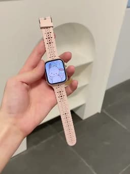 Silicone Straps For Apple Watch 44 mm 40mm 38mm 42mm Ultra 2 49mm Sport Bracelet iwatch Series 9 7 8 6 Se 5 4 3 41mm 45mm band