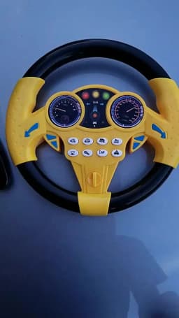 Infant Shining Simulation Steering Wheel Toys Children's Toy Kids Early Education Copilots Stroller Steering Wheel Vocal Toys