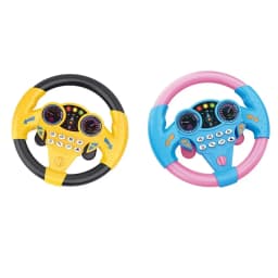 Infant Shining Simulation Steering Wheel Toys Children's Toy Kids Early Education Copilots Stroller Steering Wheel Vocal Toys