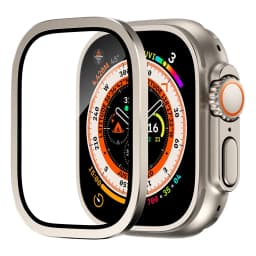 Tempered Glass for Apple Watch Ultra 2 49mm Screen Protector Metal Frame Anti-Scratch for IWatch Series Ultra 49 mm Accessories