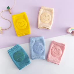 Baby Crawling Pads 1 Pair Anti-Slip Knee Protect Baby’s Knee for Crawling Unisex Baby Knee Protectors Toddler Knee Pads Gift