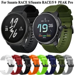 Sport Silicone Strap For Suunto RACE / RACE S /Ocean / 5 Peak/ 9 Peak Pro 22mm Watch Band For Suunto Vertical Bracelet Wristband