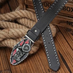 A Men's and Women's Casual Retro Belt Western Style! PU Leather Belt with Metal Buckle, Suitable for Daily Work Wear