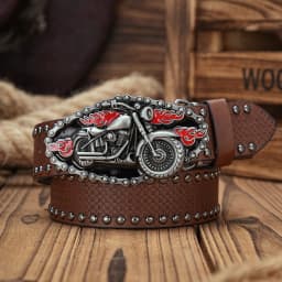A Men's and Women's Casual Retro Belt Western Style! PU Leather Belt with Metal Buckle, Suitable for Daily Work Wear