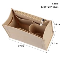 Felt Insert Liner Purse Bag Organiser Pouch Flap Handbag Tote Bag Internal Bag Tote Bag Accessories For LV Onthego
