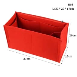 Felt Insert Liner Purse Bag Organiser Pouch Flap Handbag Tote Bag Internal Bag Tote Bag Accessories For LV Onthego