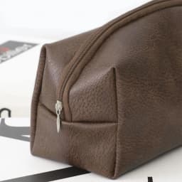 New Solid-Color High-End PU Makeup Bag, Large-Capacity Portable Hand-Held Toiletries Storage Bag, One Piece