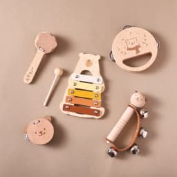 Montessori Toys Baby Music Toys Musical Instrument Baby 0 3 Years Toys Wooden Educational Toys Bear Xylophone Children Toys